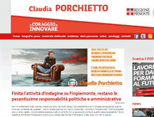 Tablet Screenshot of claudiaporchietto.it